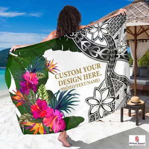 Pareo Hawaiano Personalizado con Estampado Polinesio, Ligero, para Playa, Ropa Tropical para Resort, Proveedor y Exportador de Telas OEM ODM - Product Image 4