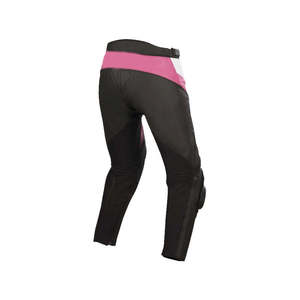 Pantalones de cuero para motocicleta de calle para hombre, pantalones de carreras de cuero de vaca con protectores, de alta calidad - Product Image 3