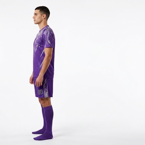Dry Fit 100% <b>Polyester</b> Moisture-Wicking Football Jerseys Set Family Soccer Wear Custom Printing Logo Football <b>Shirt</b> Shorts Set - Product Image 1