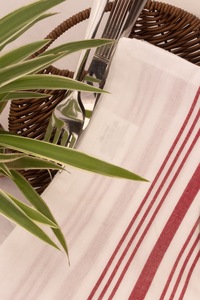 Paños de Cocina Cuadrados/Rectangulares 100% Algodón Ecológicos, a Rayas, Resistentes a los Niños, Tejidos, de Secado Rápido y Lavables a Máquina - Product Image 2