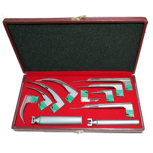 Set de Laringoscopio con 6 Hojas y 1 Mango, Fibra Óptica, Acero Inoxidable, Instrumento de Intubación Reutilizable para UCI y Clínica - Product Image 4