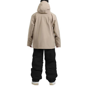 Chaqueta de Nieve para Mujer, Talla Grande, Transpirable, Cortavientos, Impermeable, Traje de Esquí para Invierno, con Capucha, Resistente - Product Image 4