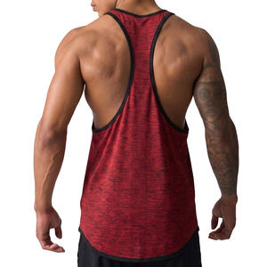 Camiseta sin mangas negra para hombre, cuello redondo, informal, tejida, 100% algodón, top de fitness, chaleco ligero para gimnasio. - Product Image 6