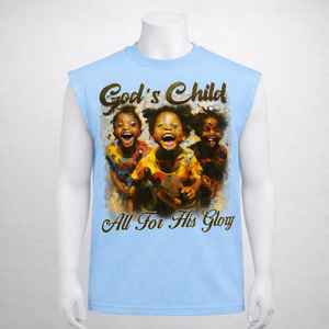 Débardeurs pour hommes, design streetwear personnalisé, impression DTG, strass, effet délavé - Product Image 2