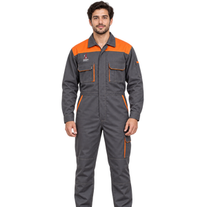 Combinaison de sécurité haute visibilité, vêtements de travail réfléchissants, tissu respirant, matériau durable, coupe confortable, vêtements de chantier OEM - Product Image 1
