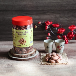 เม็ดมะม่วงหิมพานต์อบเกลือแบบไม่ปอกเปลือก เกรดพรีเมียม W180 ออร์แกนิคจากเวียดนาม 500 กรัม บรรจุในขวดทรงกลม - ยี่ห้อตงฟู คุณภาพดี ราคาคุ้มค่า - Product Image 5