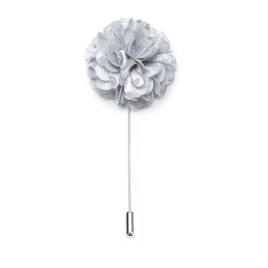 Corbata de Seda Blanca de 8cm para Hombre, Corbata Sólida para Boda, Fiesta, Formal, con Gemelos, Pañuelo y Broche de Flor, Set de Regalo para Hombre - Product Image 4