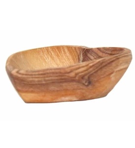 Plato para Joyas de Madera de Olivo Natural con Diseño de Corazón y Vetas Hermosas para Anillos, Collares y Accesorios Preciosos - Product Image 4