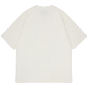 T-shirt vierge unisexe pour homme, coupe oversize, en coton, manches courtes, col rond, décontracté, uni, OEM - Product Image 2