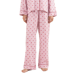 <b>Women</b> Summer Sleepwear Premium <b>Pajama</b> Set Front Logo 100% Cotton OEM Customizable Comfortable Nightwear - Product Image 6