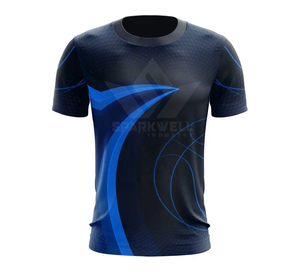 Camiseta de Fútbol Personalizada para Hombre, Rayas Rojas y Negras, Manga Corta, Sublimada, Secado Rápido, Poliéster, Uniforme de Fútbol para Equipo - Product Image 5