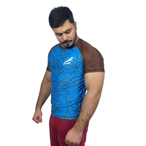 เสื้อรัดกล้ามเนื้อคุณภาพสูง น้ำหนักเบา สำหรับผู้ชาย รุ่นใหม่ล่าสุด แขนยาว เหมาะสำหรับออกกำลังกาย พร้อมดีไซน์เรียบง่ายสำหรับผู้ใหญ่ - Product Image 2