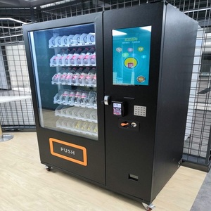 Máquina Expendedora de Snacks y Bebidas Frías, Máquina Expendedora Inteligente con Apertura de Puerta para Recoger Productos - Product Image 5