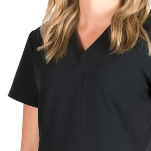 Uniforme Médico Profesional de Manga Corta para Mujer, Conjunto de Uniformes Quirúrgicos de Tela de Lona, Diseño Personalizable, Conjunto de Uniformes Quirúrgicos Estampados - Product Image 4
