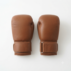 Gants de boxe en cuir de vachette, gants d'entraînement, fermeture à scratch sécurisée, fabriqués sur mesure au Pakistan, fermeture à scratch. - Product Image 4