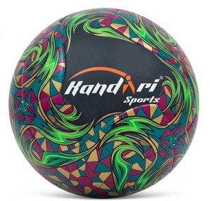 ลูกฟุตบอล KANDARI SPORTS รุ่น Professional น้ำหนักเบา เด้งดี ใช้ได้ทั้งในร่ม/กลางแจ้ง สีเขียว-น้ำตาล ลายสวยงาม ทนทาน เหมาะสำหรับการฝึกซ้อม - Product Image 6