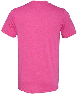 Camiseta Casual de Manga Corta para Hombre, Color Rosa Sólido, Cuello Redondo, Holgada, 100% Algodón Ecológico, Tejido de Punto de 180g - Product Image 1
