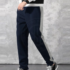 กางเกงวอร์มผู้ชายทรงคลาสสิค ดีไซน์ลุคซักล้าง สำหรับใส่ลำลอง - Product Image 4