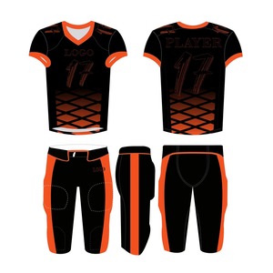 Nuevo Jersey de Fútbol Americano Personalizado, Transpirable, de Poliéster que Absorbe la Humedad, Servicio OEM, Manga Corta, Nombre del Equipo, Envío Inmediato - Product Image 4