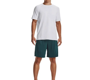 Pantalones cortos de baloncesto para hombre, de poliéster sublimado de doble capa, informales, cortavientos, con cordón ajustable, para gimnasio, cancha y práctica. - Product Image 1