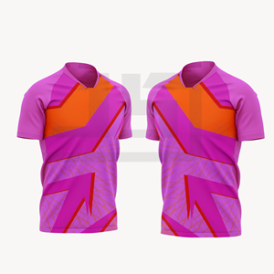 Camiseta de Fútbol Personalizada con Impresión por Transferencia de Calor, 100% Poliéster, Duradera, Transpirable, Absorbe la Humedad, Ropa Deportiva Unisex para Clubes - Product Image 3
