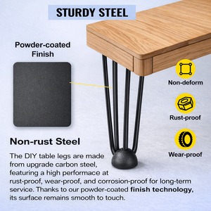 OEM Heavy Duty Metal <b>Table</b> Base <b>Square</b> Frame Dining <b>Table</b> Legs for Home Office Furniture EDPTBL000 - Product Image 2