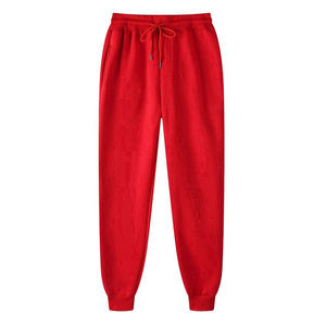 Men's High Quality <b>White</b> Mid Waist Straight Fleece <b>Jogger</b> Sweat Pants Lightweight Breathable Casual Drawstring Pockets - Product Image 4