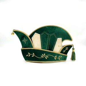 Venta Directa de Fábrica, Sombrero de Carnaval con Adornos Plateados, Sombrero de Disfraz de Carnaval Real Bordado Personalizado, Sombrero de Príncipe - Product Image 4