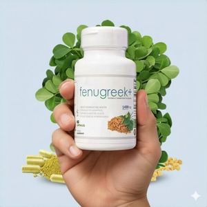 Extrait de graines de fenugrec, capsules Fenugreek Plus haute concentration, 60 unités, complément alimentaire, soutien bien-être à base de plantes, marque privée - Product Image 3