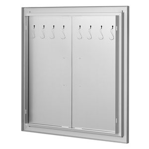 Puerta de Acceso Vertical de Doble Pared de Acero Inoxidable de 24W x 24H Pulgadas para Cocina Exterior con Accesorios para Barbacoa Empotrados - Product Image 5