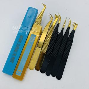 Pince à épiler d'extension de cils en acier inoxydable pointu de haute qualité OEM - Product Image 4