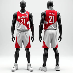 Este uniforme de baloncesto personalizado por sublimación es fabricado en Pakistán por un exportador mayorista y incluye servicio profesional. - Product Image 1