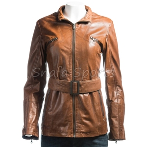 แจ็คเก็ตหนังผู้หญิงสั่งทำคุณภาพพรีเมียม ดีไซน์ล่าสุด คุณภาพดีที่สุด ราคาขายส่ง - Product Image 2
