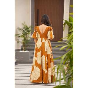 ชุดงานพรอมเดรสงานปาร์ตี้ดีไซน์เนอร์พร้อมชุดพิมพ์ลายดิจิตอลสวยงาม - Product Image 4