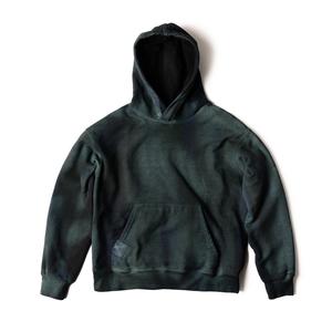 Sudadera con Capucha de Diseño Único, Estilo Retro, Oversize, Vintage, Lisa, con Aplicaciones Termoadhesivas, de Felpa Pesada 100% Algodón, con Lavado Ácido y Efecto Desgastado por el Sol - Product Image 1