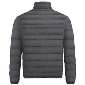 Factory Price Custom Men Formal Loose Fit <b>Zip</b>-<b>up</b> Puffer Jacket Winter Warm Padded Waterproof Windproof Stand Collar Hooded - Product Image 2