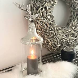 Porte-bougie en aluminium de qualité supérieure, style Hurricane T, vente chaude, décoration lumineuse de Noël, thème cerf, fait main - Product Image 4