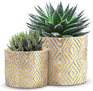 Vases de fleurs en métal pour Table de bureau, meilleur décor d'intérieur et conception à la main, Vase de plantes vertes, meilleur pour décoration de maison - Product Image 2