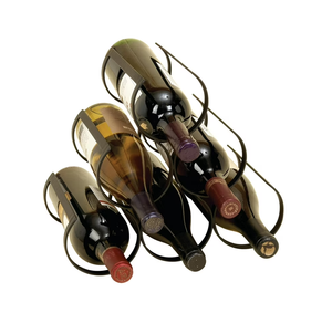 Estante Metálico para Botellas de Vino, Exhibidor de Vino para Encimera, Organizador de Vino para el Hogar - Product Image 2