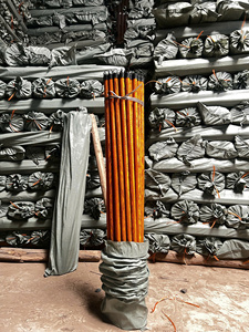 Durable Simple Wooden Broom Stick with PVC Coating for Broom and <b>Mop</b> <b>Handles</b> Floor Cleaning Tool wooden grain PVC coated - Product Image 3