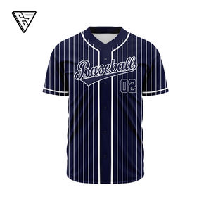 Camiseta de Béisbol Personalizada con Transferencia Térmica, 100% Poliéster, Ligera, Transpirable, de Secado Rápido, que Absorbe la Humedad, Talla Grande, Unisex, para Verano - Product Image 3