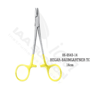 Pinza Porta Agujas Olsen Manual de Alta Calidad, Tijeras de 17cm, Instrumentos Quirúrgicos de Acero Inoxidable, Porta Agujas de Sutura, CE - Product Image 1