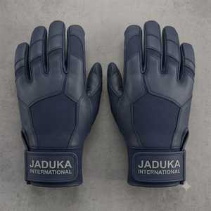 Gants de frappe noirs Rintaro Sasaki Signature Series, logo rouge métallisé lumineux et manchette longue, cuir Cabretta 0.9 - Product Image 5