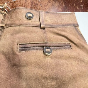 Men's Lederhosen Shorts High Waist Embroidered <b>Animal</b> <b>Pattern</b> Button Fly Vintage Breathable Casual Shorts Trachten Bavarian - Product Image 4