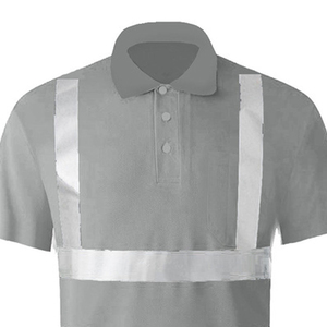 2026 Custom Men High Visibility Polo T <b>Shirts</b> Hi Viz Vis Reflective Outdoor Safety Breathable Worker Wear Polo <b>Shirt</b> - Product Image 2