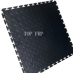Alfombrillas entrelazadas para suelo de almacén, baldosas para suelo de garaje/plástico extraíble para interiores, PVC de alta resistencia de 6 mm - Product Image 1