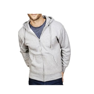 Men Full <b>Zip</b> <b>Hoodie</b> Casual Solid Color Hooded Sweatshirt Regular Fit Zipper Front <b>Pocket</b> Fleece 100% Cotton Autumn Wear - Product Image 2