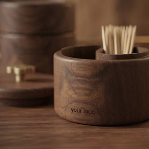 Distributeur de cure-dents en bois moderne et écologique Wewood, accessoire de table pour restaurant, fabricant d'articles de cuisine à marque privée - Product Image 3