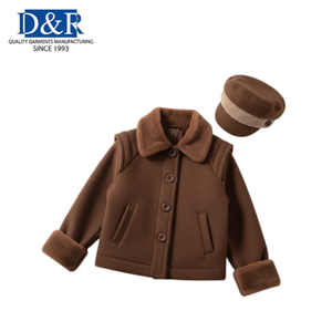 <b>Top</b> Seller <b>Women</b> Bomber Jacket Stand Malaysian OEM Autumn Woven Warm Fuzzy Outdoor <b>Thermal</b> Soft Garment Dyed 100% Polyester - Product Image 4