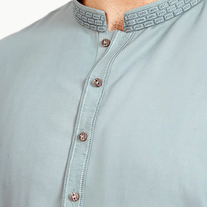 DEFENCE INDUSTRIES New 2026 <b>Mens</b> Traditional Cotton <b>Kurta</b> Pajama Set Factory Direct Custom Logo Islamic Clothing Low MOQ Bulk - Product Image 2